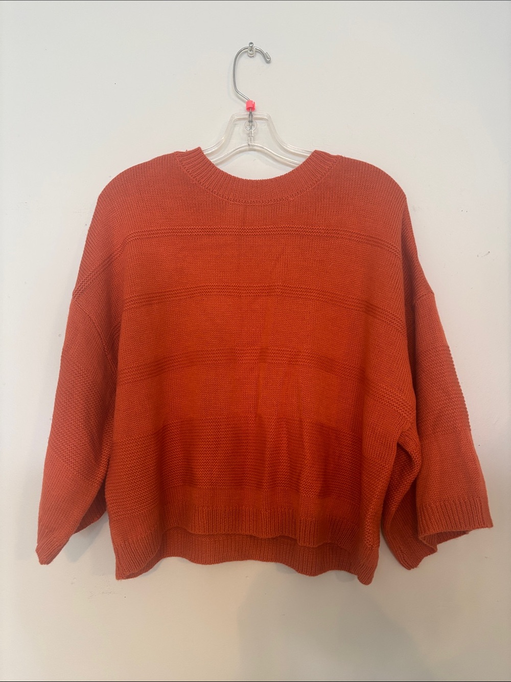 Rust Orange Women's Crewneck Sweater